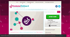 Desktop Screenshot of insiemeonline.it